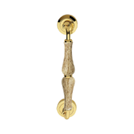 Dalia Door Pull Handle - Aged Brass wit